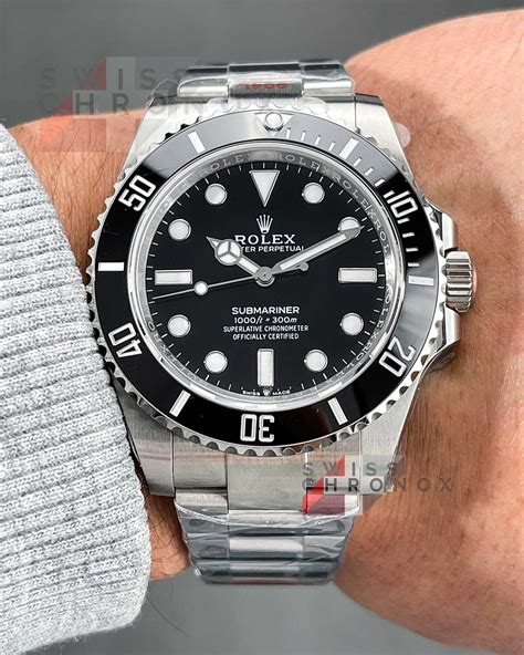 rolex submariner no date wrist|2023 submariner no date 124060.